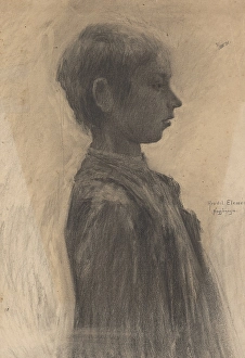 Short Hair Prints: Study of a Girl, 1898. Creator: Elemir Halasz-Hradil