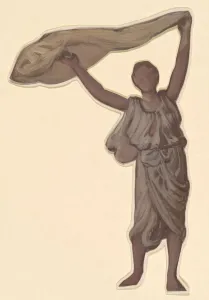 Study for Greek Girls Bathing, c. 1872. Creator: Elihu Vedder