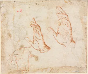 Study of Hands (verso), c. 1590. Creator: Camillo Procaccini (Italian, 1546-1629)