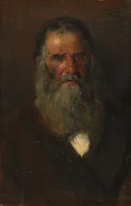 Study of the Head of an Old Man, 1883. Creator: Vladimir Egorovic Makovskij (Russian, 1846-1920)