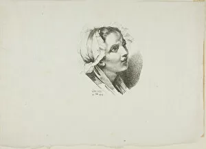 Study of the Head of a Young Girl, December 18, 1815. Creator: Jean Antoine Laurent