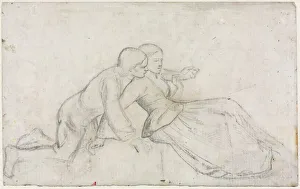 Study for The Hireling Shepherd, 1851. Creator: William Holman Hunt (British
