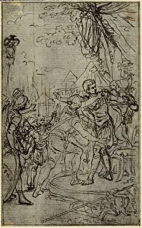 Study for an illustration in Tacitus Tibere, ou Les Six Premiers Livres des