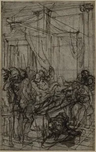 Study for an illustration in Tacitus Tibere, ou Les Six Premiers Livres des