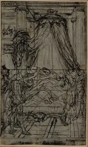 Study for an illustration in Tacitus Tibere, ou Les Six Premiers Livres des