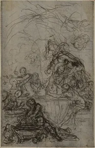Study for an illustration in Tacitus Tibere, ou Les Six Premiers Livres des