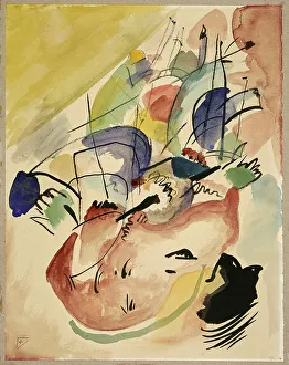 Study for Improvisation 31 (Sea Battle), 1913. Creator: Kandinsky, Wassily Vasilyevich (1866-1944)