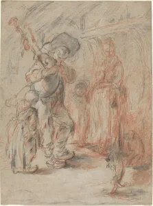 Study for La Cuisine Avec Paisans'. Creator: Jérôme-François Chantereau. Study for La Cuisine Avec Paisans'. Creator: Jérôme-François Chantereau