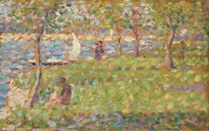 Study for La Grande Jatte, 1884 / 1885. Creator: Georges-Pierre Seurat