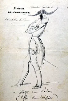 Unrecognisable Prints: Study, La maison de l empereur, c1823-1870. Artist: Prosper Merimee