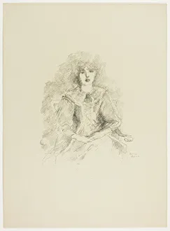 Lamplight Prints: A Study by Lamplight, 1890-94. Creator: Theodore Roussel