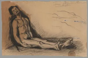 Autopsy Prints: Study for L'Autopsie, 1867/69. Creator: Paul Cezanne