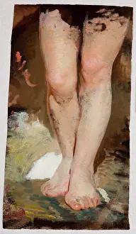 Portion Prints: Study of Legs (Phryne) to the Painting 'Phryne on the Poseidon's Celebration in Eleusis'
