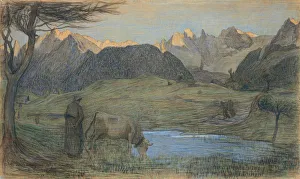 Albula Range Collection: Study for The Life, 1897