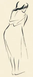 Jean Louis Prints: Study in Line, c1898. Artist: Jean Louis Forain