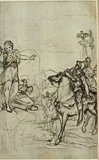 Rescue Collection: Study for Lucains 'La Pharsale', Canto I, c. 1766