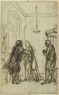 Caesar Julius Gallery: Study for Lucains 'La Pharsale', Canto II, c. 1766