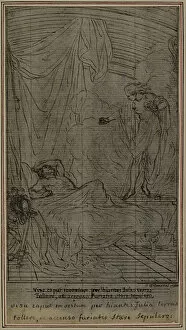 Caesar Julius Gallery: Study for Lucains 'La Pharsale', Canto III, c. 1766