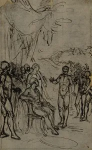 Study for Lucains La Pharsale, Canto IV, c. 1766