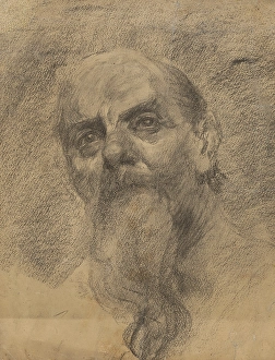 Remembering Prints: Study of a Man's Head, 1890-1900