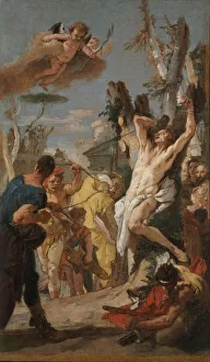 1696 1770 Prints: Study for The Martyrdom of Saint Sebastian