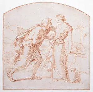 Sincerity Prints: Study for The Meeting Jacob and Rachel