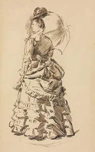 Charles Samuel Keene British Prints: Study for Mind and Matter. Creator: Charles Samuel Keene (British, 1823-1891)