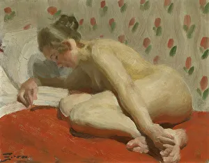 Zorn Anders Prints: Study of a Nude, from 1891 until 1892. Creator: Anders Leonard Zorn