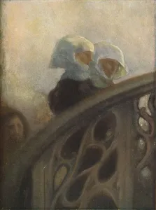 Touche Prints: A Study of Nuns, c1896. Artist: Gaston la Touche