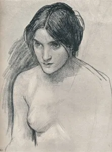 Study for the painting Hylas and the Nymphs, c1896. Artist: John William Waterhouse Study for the painting Hylas and the Nymphs, c1896. Artist: John William Waterhouse