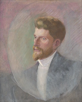 Regret Prints: Study of a Pale Man in a White Shirt, 1895-1900. Creator: Ladislav Mednyanszky