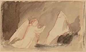 Pearce Charles Sprague Prints: Study for a Panel, 1890/1897. Creator: Charles Sprague Pearce