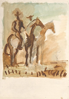 Cyprian Prints: Study of a Patrolman, 1930-1939. Creator: Cyprian Majernik