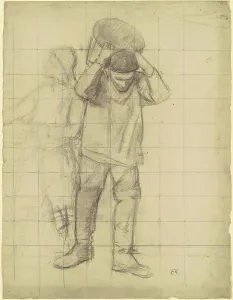 Vail Eugene Lawrence Prints: Study for Pêcheurs de la mer du Nord (Study for Fishermen of the North Sea')