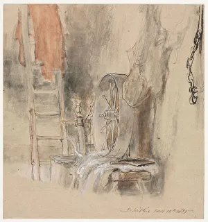 David Wilkie Prints: Study for The Peep-O -Day Boys Cabin, in the West of Ireland