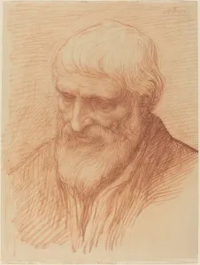 Study of a Philosopher. Creator: Alphonse Legros