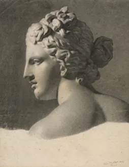 Study of a Plaster Cast (a la bosse), 1806. Creator: Frederic Millet (French, 1786-1859)