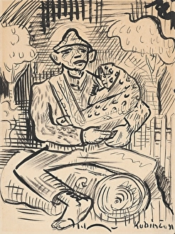 Duty Prints: Study for A Pleasant Duty, c1941. Creator: Arnold Peter Weisz-Kubincan
