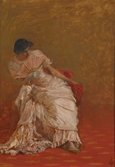 Ball Dress Prints: Study for a Rehearsal, about 1882. Creator: Edward John Gregory
