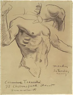 Sargent John Singer Prints: Study of the Resurrection for Fifteen Mysteries of the Rosary, 1903-1916
