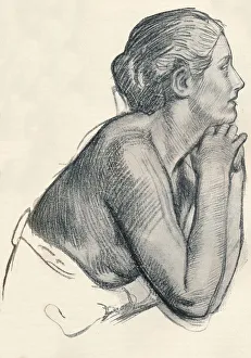 A study in Sanguine, c1900. Artist: Robert Anning Bell