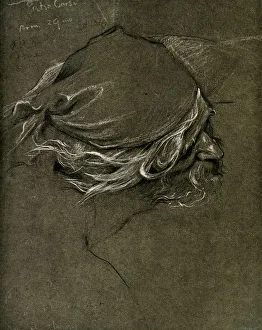Draper Prints: Study for The Sea Maiden, by Herbert J Draper, 1899