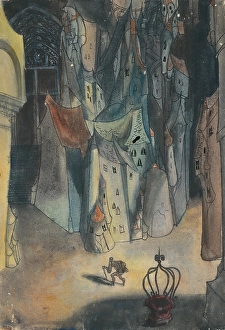 Exploring Prints: Study for a Slovak fairytale I. 1940-1944. Creator: Jan Novak