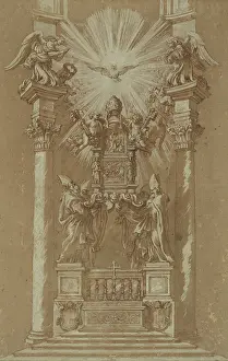 Relic Prints: Study for St. Peter's Cattedra, 1658