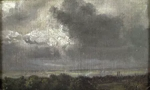 Johan Christian Clausen Dahl Prints: Study of Storm Clouds, 1840. Creator: Johan Christian Dahl