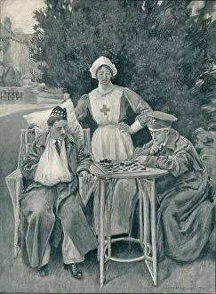 A Study of Strategy - Stage VI c1920. Artist: William Hatherell A Study of Strategy - Stage VI c1920. Artist: William Hatherell