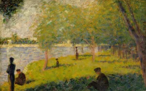 Study for A Sunday on La Grande Jatte, 1884. Creator: Georges-Pierre Seurat