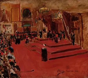 Visit Prints: Study for 'The Visit of Queen Victoria to the International Exhibition