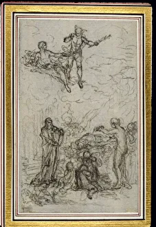 Study for Vignette in Fontenelles (attr. ) Les Amours de Mirtil, Canto VI, c