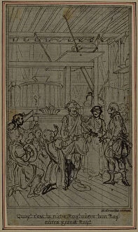 Pleading Gallery: Study for Vignette-Frontispiece of Colles 'La Partie de Chasse de Henri IV'